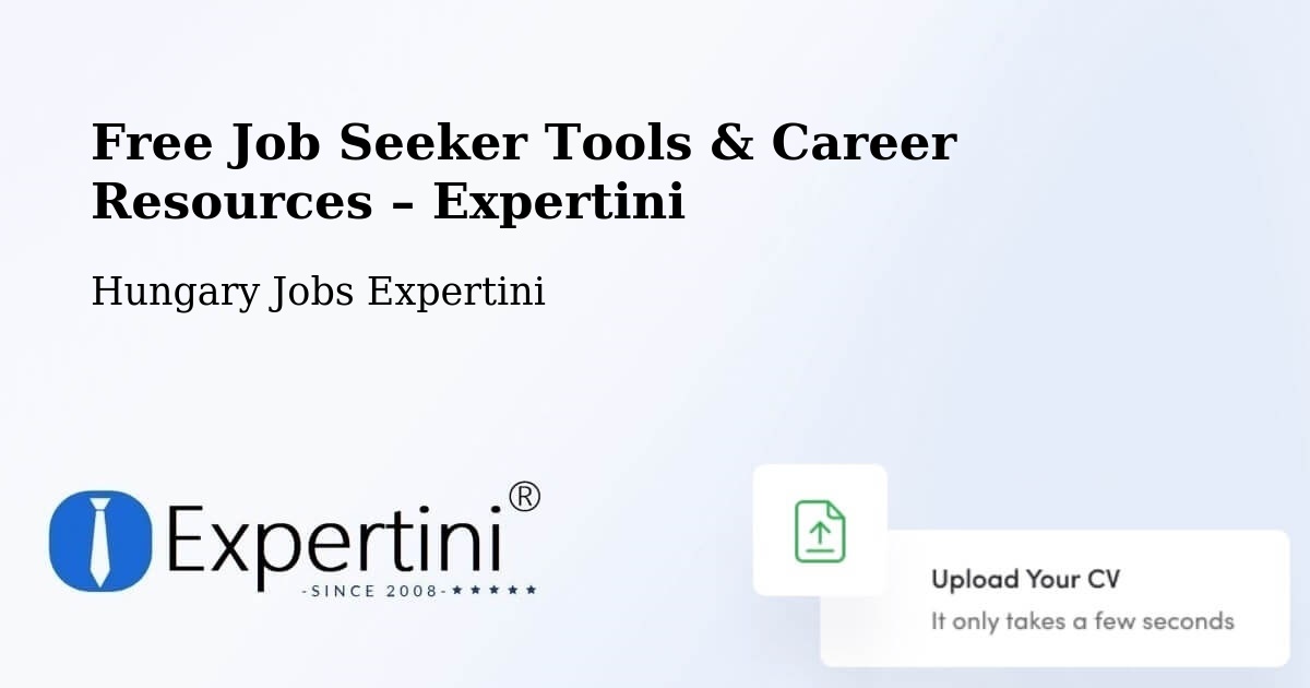 Free Job Seeker Tools & Career Resources – Harkány - Harkány, Hungary Jobs Expertini